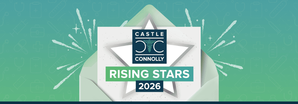 Dr. Brian Krawitz - 2026 Castle Connolly Rising Star Award Banner